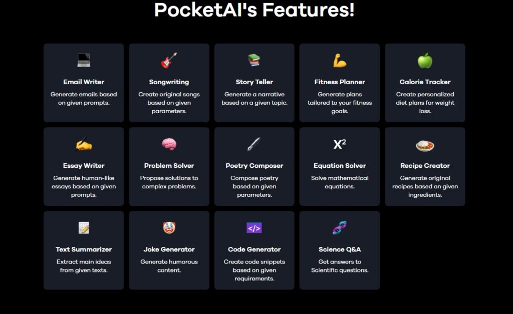 pocketai features worldstan.com