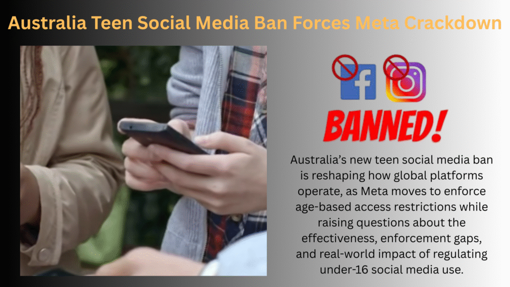 Australia Teen Social Media Ban Forces Meta Crackdown https://worldstan.com/australia-teen-social-media-ban-forces-meta-crackdown/