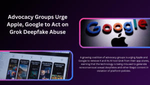 advocacy groups urge apple, google to act on grok deepfake abuse https://worldstan.com/advocacy-groups-urge-apple-google-to-act-on-grok-deepfake-abuse/