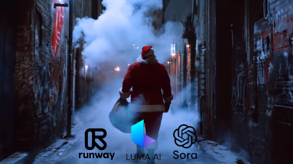 Comparison of AI video generation tools Runway, Luma AI, and OpenAI Sora for cinematic AI video production